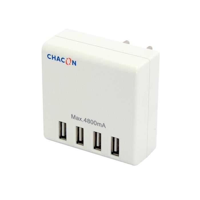CHACON Chargeur secteur 4 ports Usb