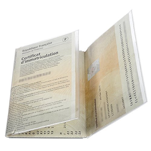 Étui 3 Volet Carte Grise 88x130