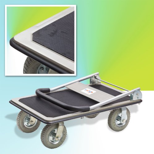 Dema Chariot De Manutention Xl - Charge Maxi 300 Kg - Roues Gonflables