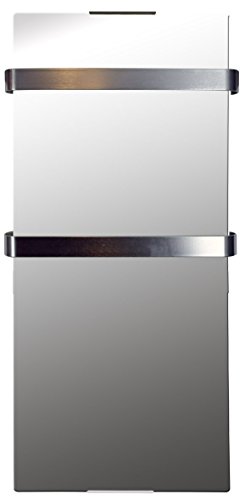 Radiateur Seche Serviette Miroir Cheminarte 900 W Chaleur Douce Aluminium Gris