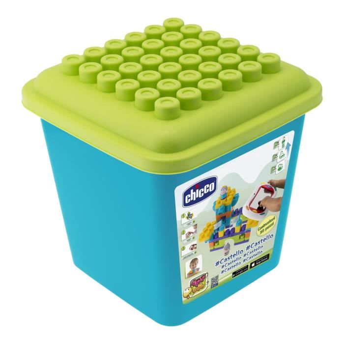 Chicco Jeu De Construction En Realite Augmentee App Blocks Chateau Fort 70 Pieces