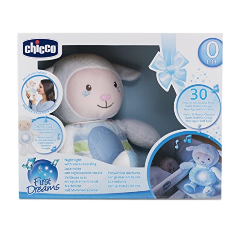 Chicco Peluche Musicale Mouton Tendres Mots Doux Bleu