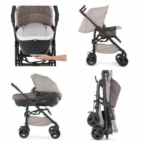 Chicco - Poussette Trio - Trio Sprint Black - Black Night