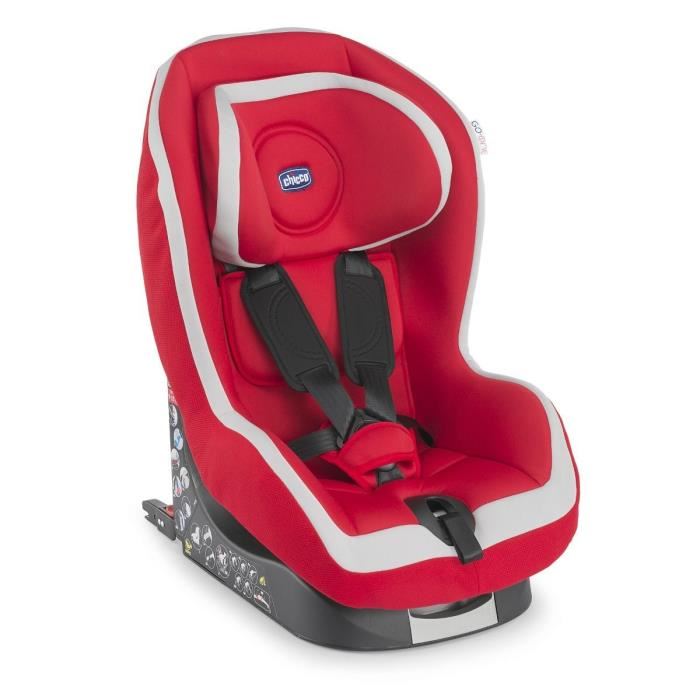 Chicco Siege Auto Groupe 1 Go One Isofix Red