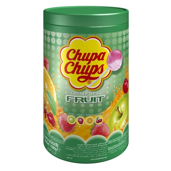 Chupa Chups Tubo De 100 Sucettes Fruit (...