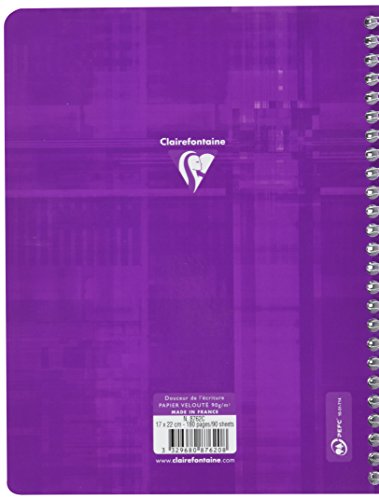 Clairefontaine Cahier Reliure Integrale 17 X 22 Cm 180 Pages