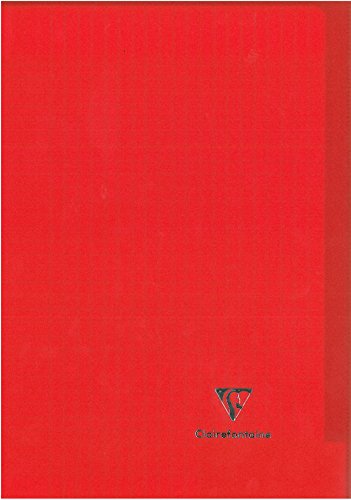 Cahier Koverbook Clairefontaine - rouge - grands carreaux - 24 x 32 cm - 96p