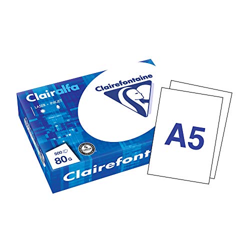 Ramette Papier A5 Clairefontaine 80g Blanc