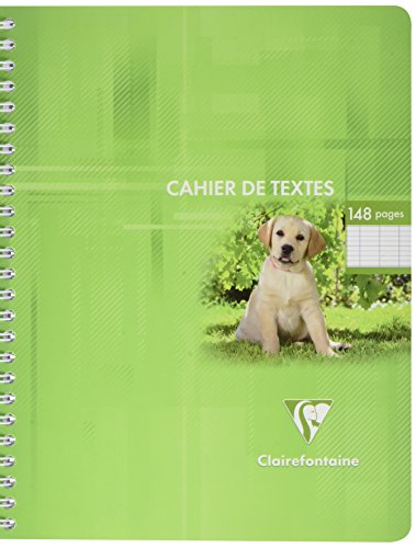 Clairefontaine Cahier De Textes Reliure Integrale 17 X 22 Cm 144 Pages