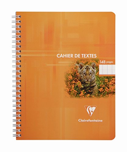 Clairefontaine Cahier De Textes Reliure Integrale 17 X 22 Cm 144 Pages