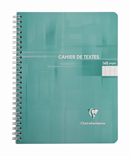 Clairefontaine Cahier De Textes Reliure Integrale 17 X 22 Cm 144 Pages