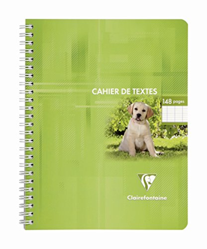 Clairefontaine Cahier De Textes Reliure Integrale 17 X 22 Cm 144 Pages