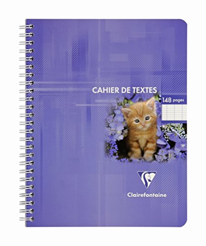 Clairefontaine Cahier De Textes Reliure Integrale 17 X 22 Cm 144 Pages