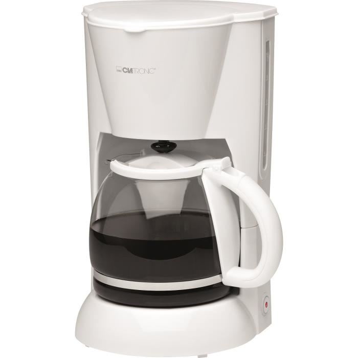 Clatronic KA 3473 weiss Cafetiere filtre Blanc