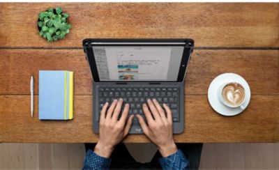 Clavier Et Etui Logitech Universal Folio - Sans Fil - Bluetooth 3.0 - Azerty - Noir