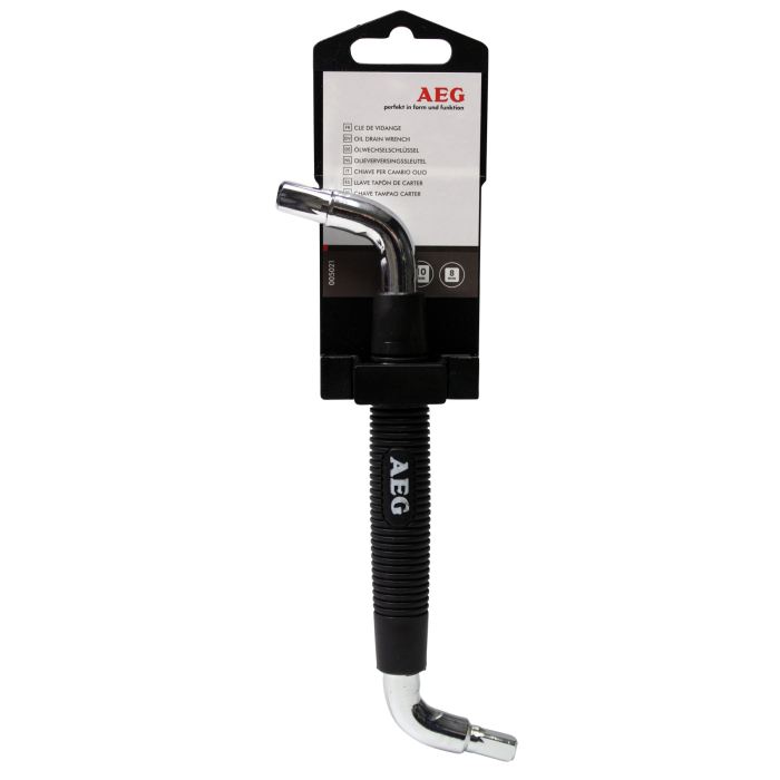 Cle coudee carre 8 et 10 mm AEG pour vidange