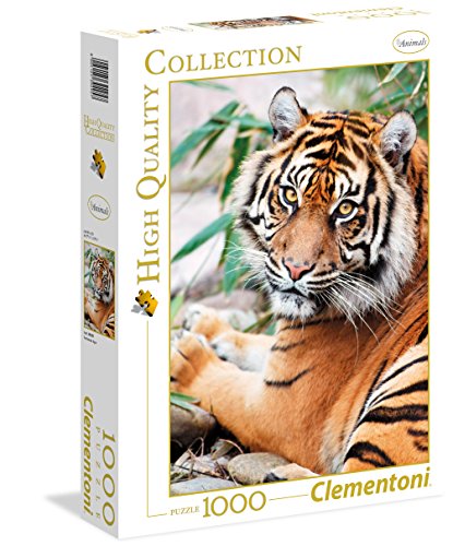 Puzzle 1000 Pieces - Clementoni - Tigre De Sumatra - Multicolore - 69x50 Cm - Pour Adultes