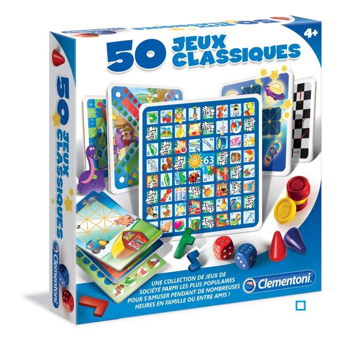 Clementoni - 50 Jeux Classiques
