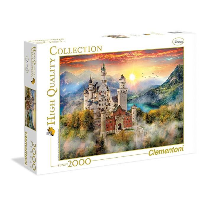 Puzzle Chateau De Neuschwanstein Clementoni 2000 Pieces Architecture Et Monument
