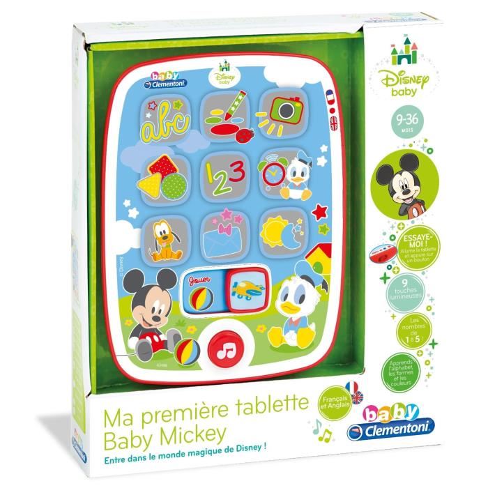 Clementoni Disney Baby Ma Premiere Tablette Mickey Jeu Deveil