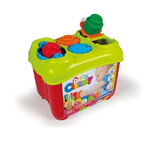 Jouet Dactivites Clemmy Clementoni Panier Avec 15 Cubes Et Activites Mecaniques