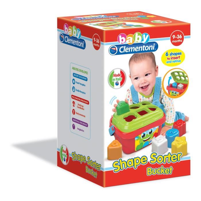 Forme A Trier Et A Agencer - Clementoni - Trieur De Formes - Mixte - Des 9 Mois