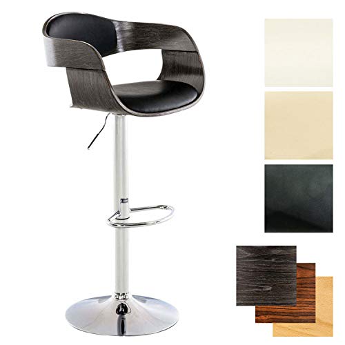 Clp Tabouret De Bar Kingston, Noir Clp Noir, Hauteur De L'assise