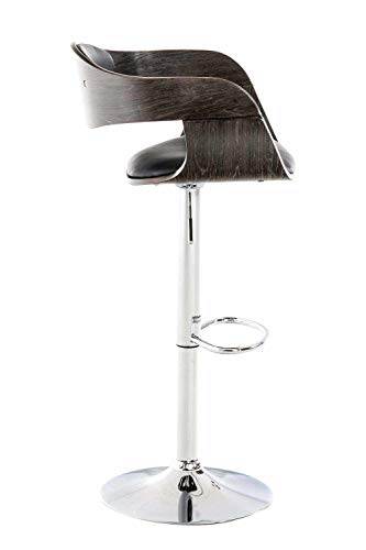 Clp Tabouret De Bar Kingston, Noir Clp Noir, Hauteur De L'assise