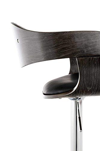 Clp Tabouret De Bar Kingston, Noir Clp Noir, Hauteur De L'assise