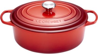 Cocotte Ovale Signature 27cm Cerise Le Creuset