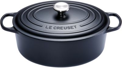 Cocotte En Fonte Ovale Noire Le Creuset 29cm