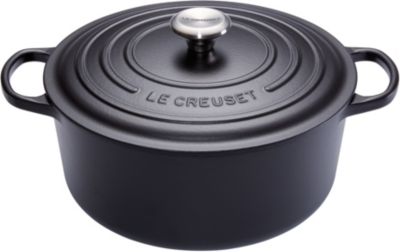 Cocotte - Le Creuset - Signature - 28 Cm - Fonte - Noire Mate - Tous Feux