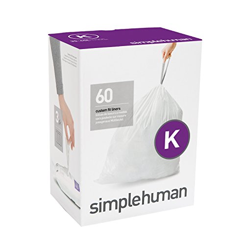 Simplehuman Pack De 3 Lots De 20 Sacs Poubelles 45 L - Taille K