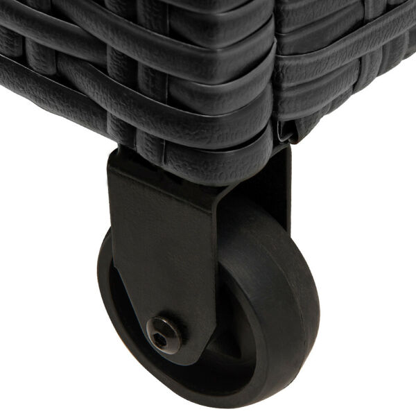 Coffre De Rangement Stockage Noir 122x56...