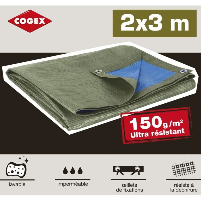 COGEX Bache de protection 2x3m