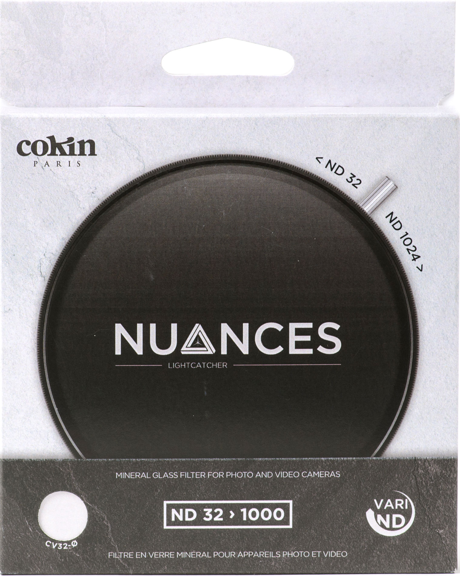Filtre Nd-x 32-1000 62mm - Cokin - Reduit La Quantite De Lumiere Sans Affecter Les Couleurs Et Les Contrastes