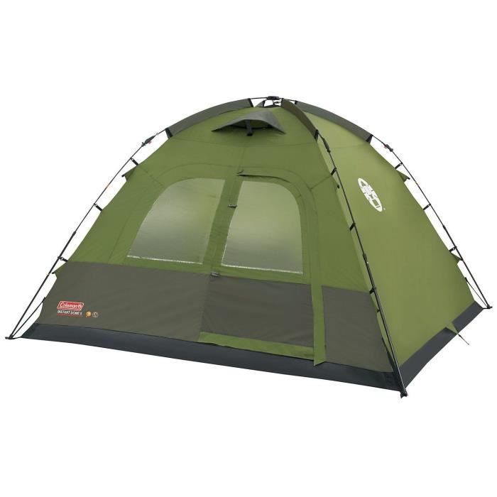 Coleman Tente Instant Dome 5 5 Personnes Vert Et Gris