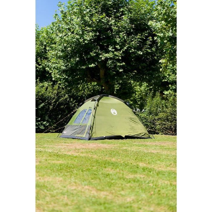 Coleman Tente Instant Dome 5 5 Personnes Vert Et Gris