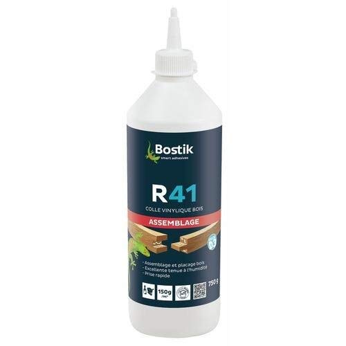 Colle Bois Bostik R41 Speciale D3 Prise Rapide Resistante A Lhumidite 750 G