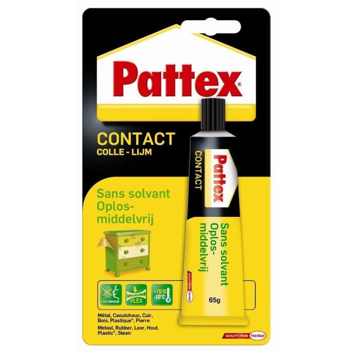 Colle PATTEX Contact Sans solvant 65gr