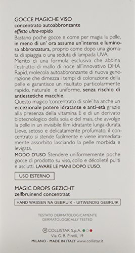 Collistar Magic S Face Self-tanning Concentrate Concentre Auto-bronzant Visage 30 Ml