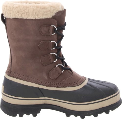 Sorel - Apres-skis Chauds Et Impermeables - Caribou Men Bruno Pour Homme En Cuir - Taille 44,5 - Marron