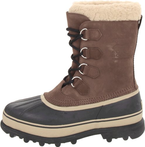 Sorel - Apres-skis Chauds Et Impermeables - Caribou Men Bruno Pour Homme En Cuir - Taille 44,5 - Marron