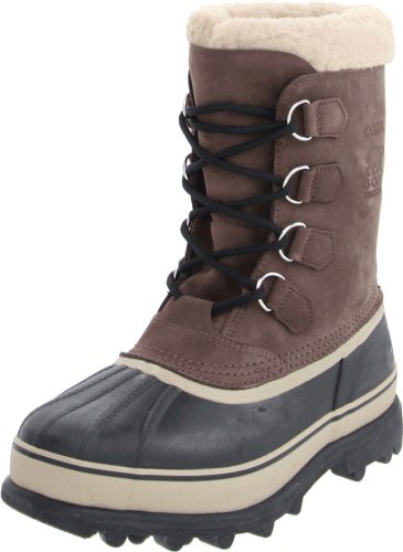 Sorel - Apres-skis Chauds Et Impermeables - Caribou Men Bruno Pour Homme En Cuir - Taille 43,5 - Marron