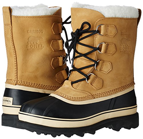 Sorel - Apres-skis Chauds Et Impermeables - Bottes Caribou Buff Men Pour Homme En Cuir - Taille 43,5 - Marron