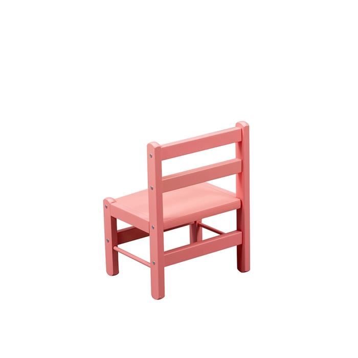 Combelle Chaise Basse Laque Rose