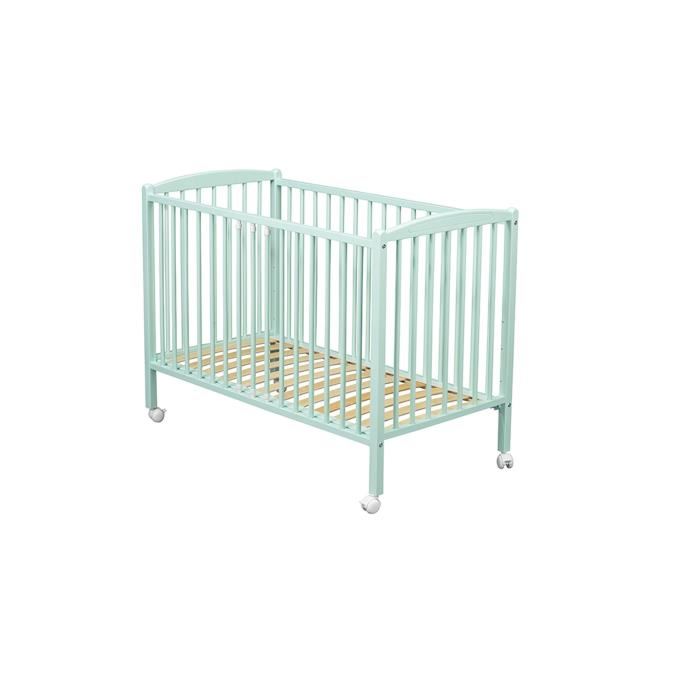 Lit Bebe Arthur 60 X 120 Cm - Laque Vert Mint