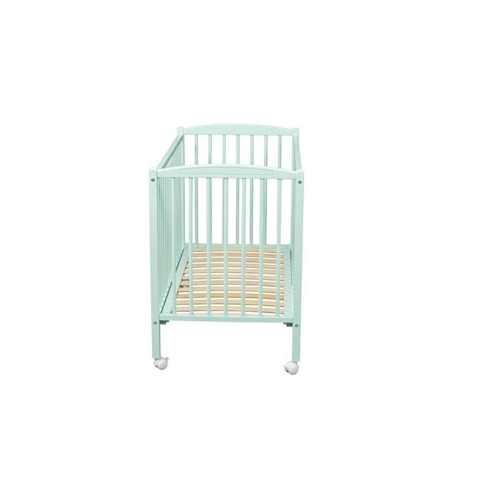 Lit Bebe Arthur 60 X 120 Cm - Laque Vert Mint