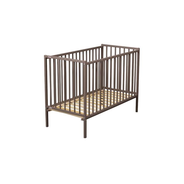 Lit Bebe Remi 70 X 140 Cm - Laque Taupe