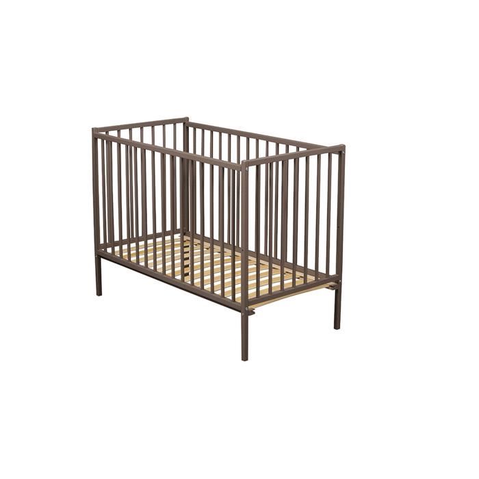 Lit Bebe Remi 70 X 140 Cm - Laque Taupe